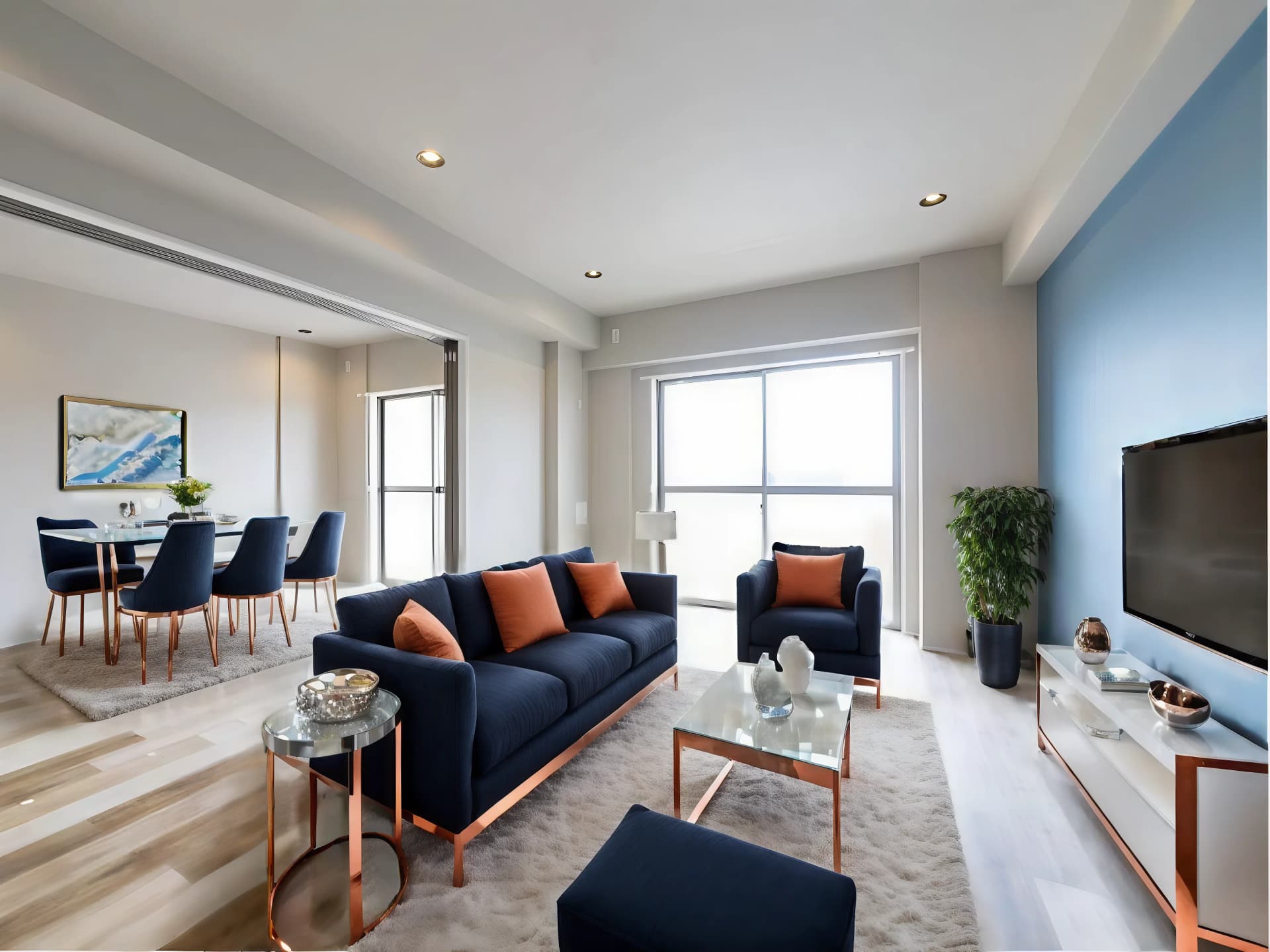 before and after images that were done with Virtual Staging AI-9