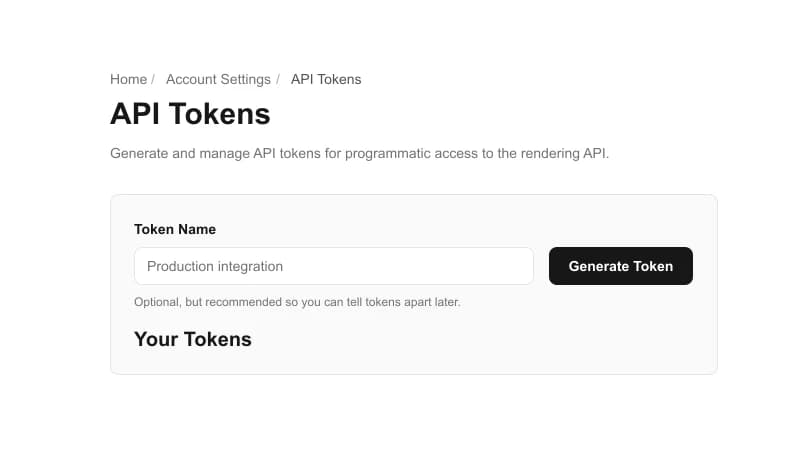 Developer API
