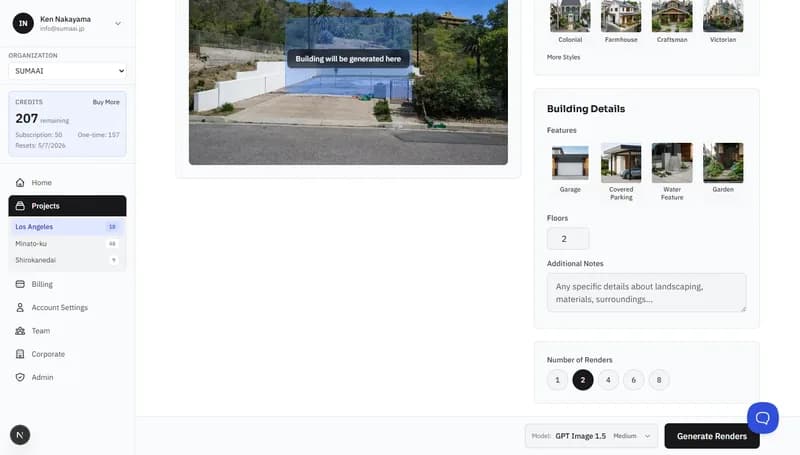 Compare house styles before committing to one direction