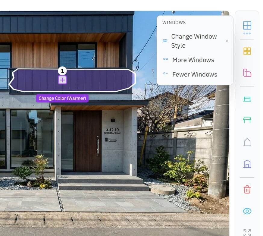 AI photo editor for real estate listing images