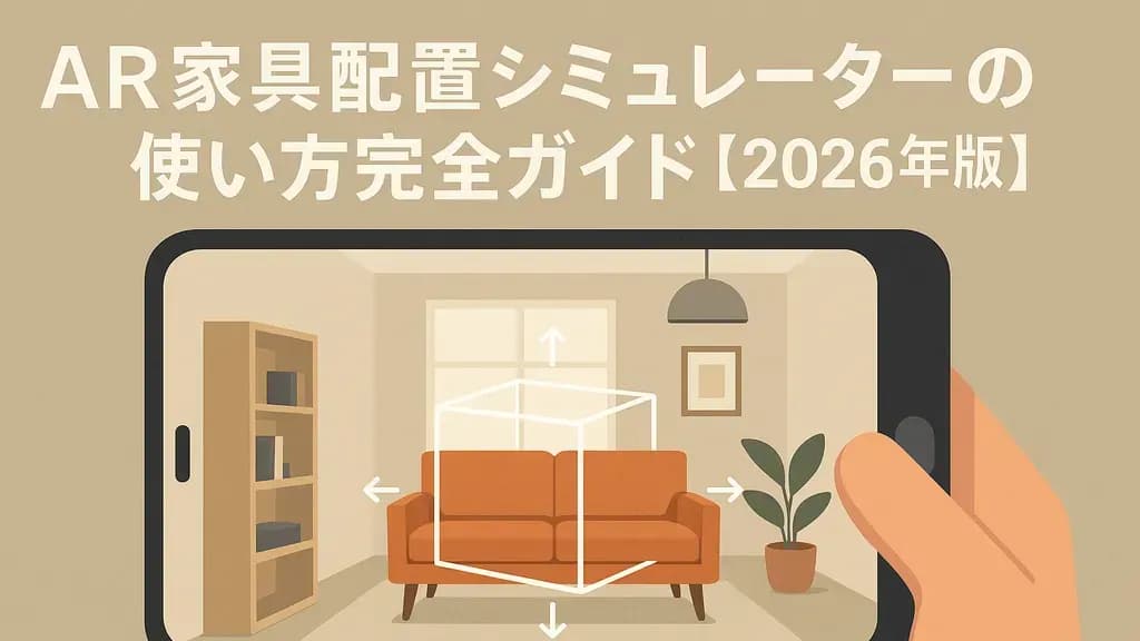 AR家具配置シミュレーターの使い方完全ガイド【2026年版】