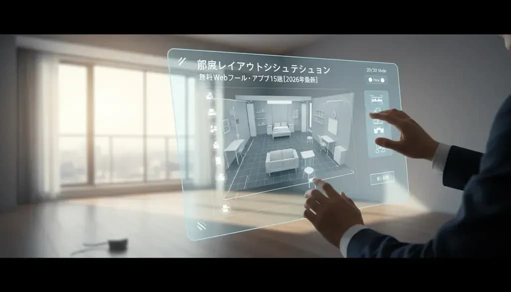 部屋レイアウトシミュレーションができる無料Webツール・アプリ15選【2026年最新】