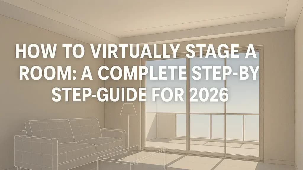 How to Virtually Stage a Room: A Complete Step-by-Step Guide for 2026