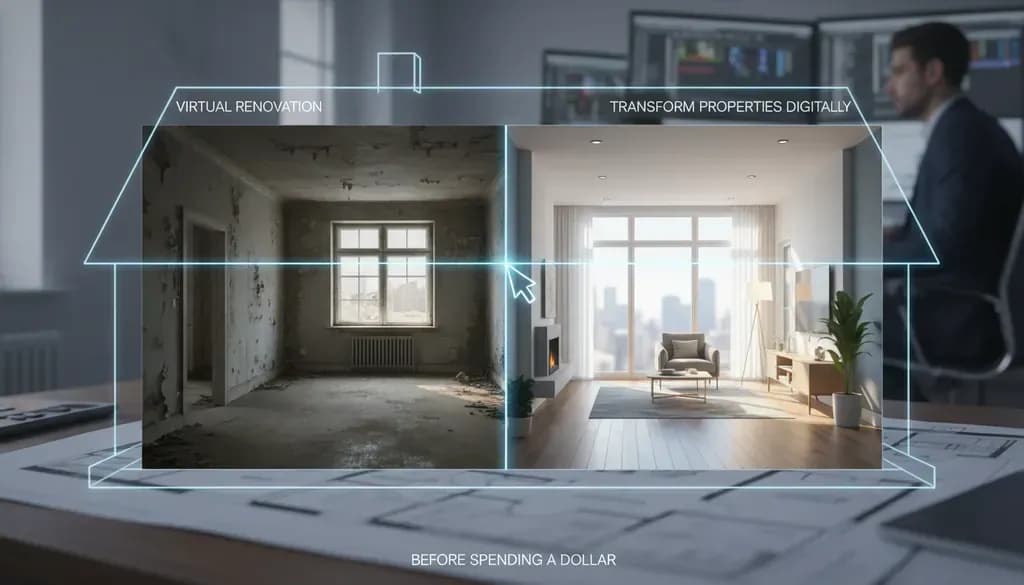 Virtual Renovation: Transform Properties Digitally Before Spending a Dollar