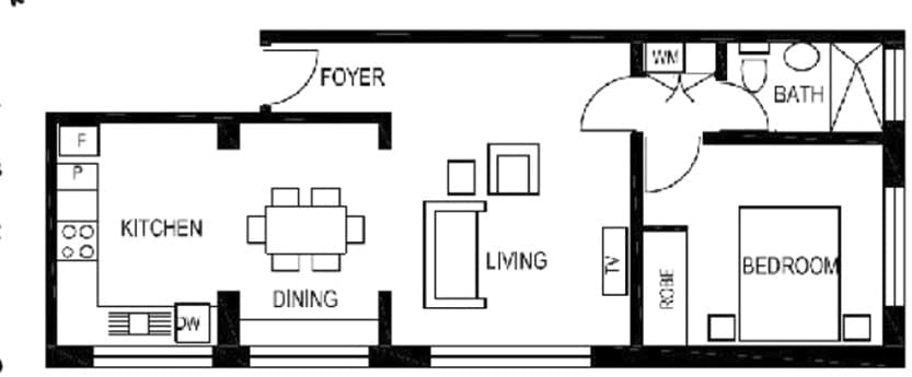 手元にある2D間取り図から開始