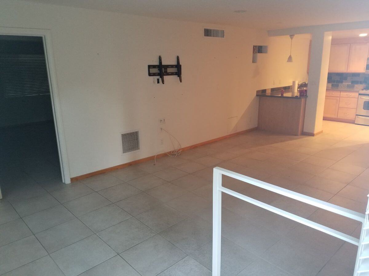 Virtual staging before and after